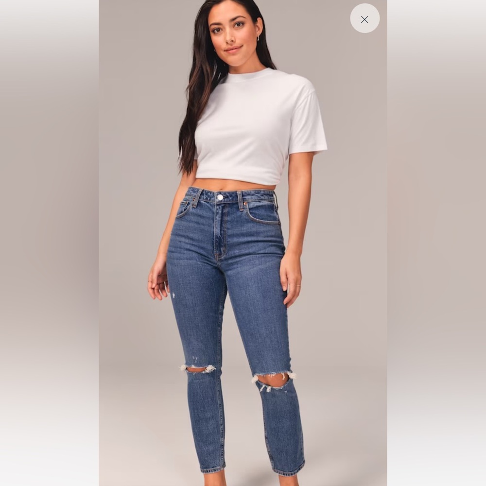 NWT* Abercrombie & Fitch, The Skinny High Rise,Curve Love,28/6s